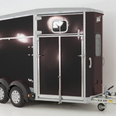 Ifor Williams Pferdeanhänger HB511|Schwarz|Frontausstieg