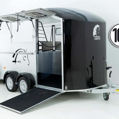 Cheval Liberte Pferdeanhänger MAXI 2 | schwarz