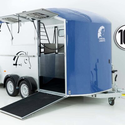 Cheval Liberte Pferdeanhänger MAXI 2 | blau