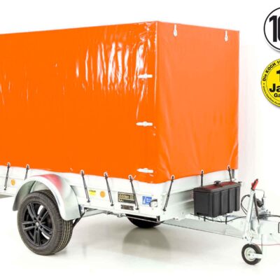 Koch-Anhänger „Edition 35“ 125x250cm 1300kg | Typ 4.13 | Hochplane 160cm – Orange