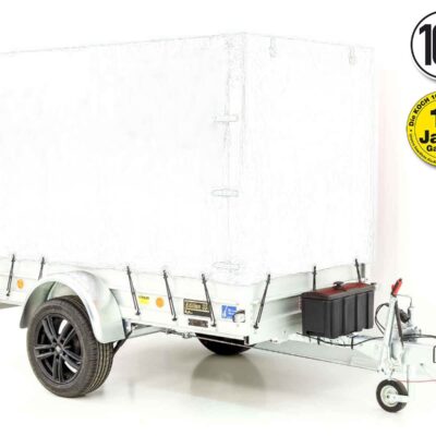Koch-Anhänger "Edition 35" 125x250cm 1300kg | Typ 4.13 | Hochplane 160cm - Weiß