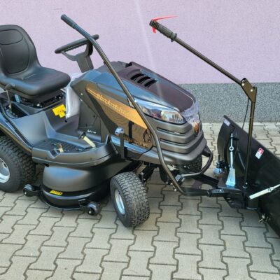 Black Edition BL 270/102 Twin H Rasentraktor by Efco mit Schneeschild 120 Plus