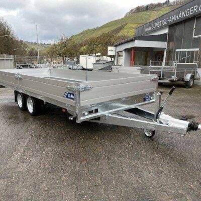 Kastenanhänger Saris PL 506 204 3500kg HD Heavy Duty niedrig Fahrwerk